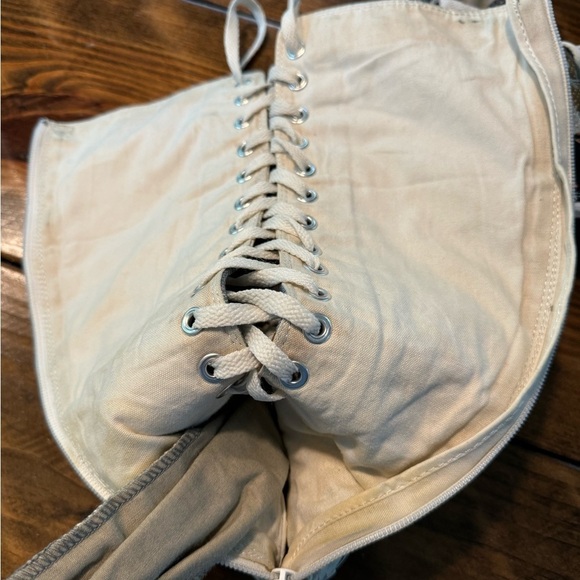 RARE Converse Knee High XXHI Patchwork sneaker Women's S6 UNIQUE & CUTE VINTAGE - Picture 8 of 16